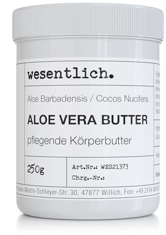 Aloe Vera Butter (250g) von wesentlich. - natürliche Pflege