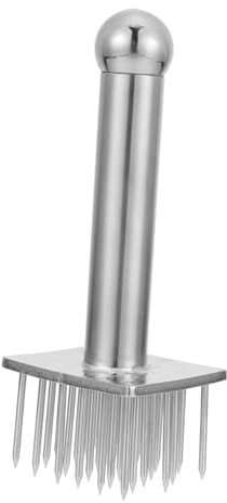 CONGARTENO 1pezzi Strumento Inossidabile per Intenerire La Utensile da Cucina per Bistecche e Maiale Design Compatto e Leggero Facile da Pulire Manico Ergonomico per Maggiore Comfort