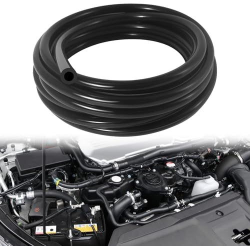 Car Silicone Vacuum Tubing Hose 4mm ID 9mm OD 3M Rubber Pipe | High Temp Flexible Silicone Tube,Car Vacuum Hose Line for Air Compressor Water Fluid Transfer