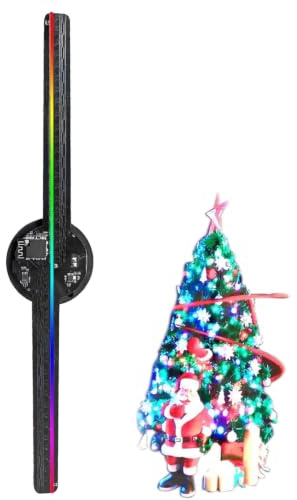 3D Hologramm Fan Mit Einer Auflösung Von 2000X224 Feiertags Projektor Display-Fan Mit 41,91 cm Bildschirm - Für Bar Shop Halloween Animation Weihnachten Bild Video