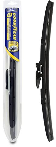 Goodyear Hybrid Escobilla Limpiaparabrisas Tamaño 450 mm / 18” Universal Fabricada con Recubrimiento de Grafito de Alta Calidad