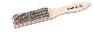 Barnwell 250mm x 40mm Hand Metal Wood Engineers File Cleaning Wire Brush Card Wooden Handle