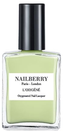 Nailberry L'Oxygéné Oxygenated Nail Lacquer | Pistazi-Oh! 15 ml | Nagellack für eine gesündere Maniküre & langanhaltende Farbe | 12-frei, vegan, halalal, tierversuchsfrei & glutenfrei