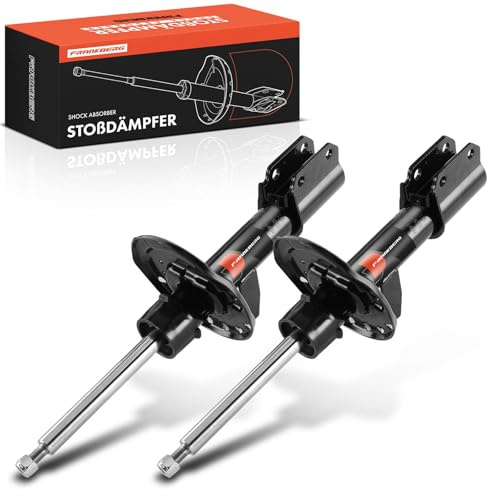Frankberg 2x Stossdämpfer Stoßdämpfer Vorne Links Rechts 448mm Gasdruck | Kompatibel mit Fortwo Coupe 453 Twingo III BCA BCM Forfour Schrägheck Replace# 4533230000