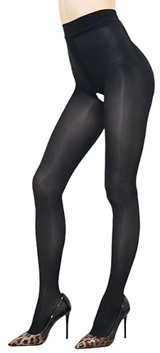 HTRUIYA Shiny Pantyhose 8 Denier Oily Gloss Women's Tights Sheer Tights Stockings