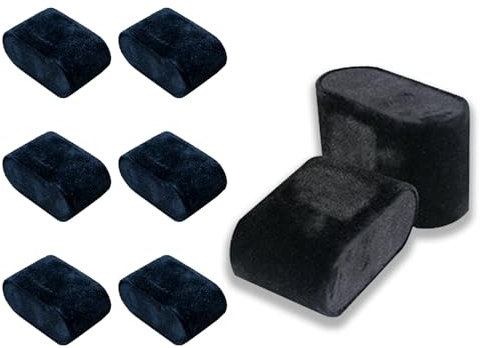 PMELCXD Cuscini Per Orologi, 8 PCS Cuscini in Velluto per Esposizione Orologi e Gioielli - Protezione da Graffi - Design Elegante - Facili da Trasportare
