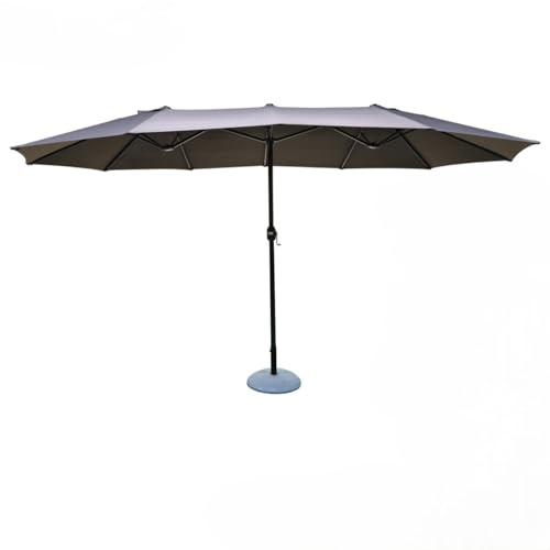 Urban Living Sunnydays Doppel-Sonnenschirm 4,46 m TRX2,64 MTRXH2,44 MTR Grau Anthrazit, grau, Normal