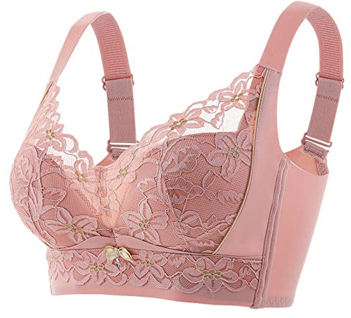 WILLBEST Push up stillhütchen l Gestreift rückenfreies top Umstandsmode Oberteil BH große brüste starker Halt trägerlos V Ausschnitt Micro Bikini Fitness zubehör Maximizer BH Push up Set