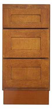 Honey Oak 15 Vanity Bathroom Traditional Raised Panel Shaker Door Cabinet Drawer Single Sink Base Bath Wall Faucet Vessel Vanities Kitchen Wood Hardwood 15 W x 31.5 H x 21 D