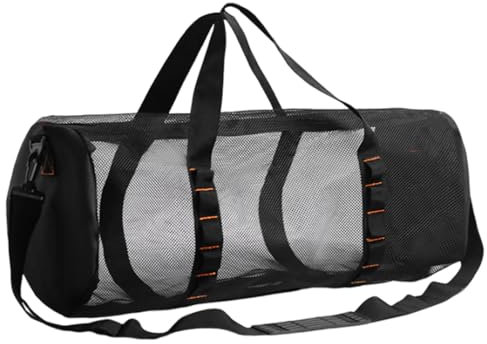 Aurgiarme Duffels Tauchtasche, Tauchausrüstung, faltbar, mit Reißverschlüssen, robuste Netz-Handtasche für Tauchsport