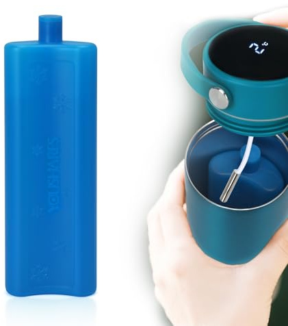 YOUSHARES Pack de glace pour insuline isotherme - Boîte à glace réutilisable pour injections - Garde la bouteille d'insuline au frais 24h pour les fournitures diabétiques (1 pièce)