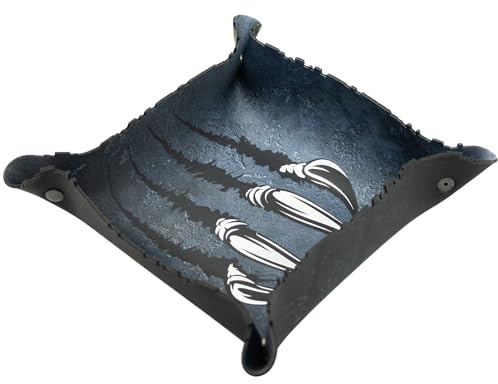 Premium Würfeltablett mit Zierleisten - Silber Werewolf
