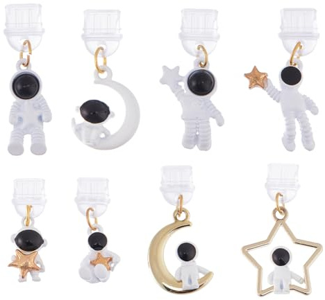 DICOSMETIC Dust Plug Charms Bulk Butterfly Flower Mushroom Astronaut Type-C Charging Port Charm Cell Phone Charm Plug Cover Plastic Dust Plugs with Alloy Enamel Charms USB C Port Cap Protector Pendant
