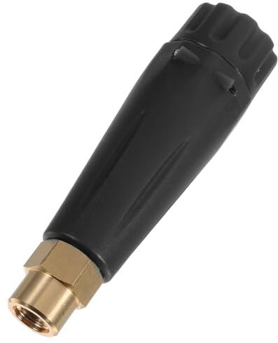Car Wash Foam Sprayer Nozzle Replacement Head Black | Plastic and Metal Build, High Pressure Cleaning, Quick Installation for Auto Cleaning and Car Washing