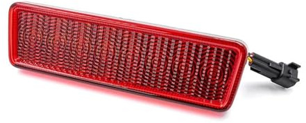 Luce Freno Adatto Per Jeep Per Wrangler JK 2007-2017 F1 Style Fumé Strobe 8-SMD Rosso Fanale Posteriore Terzo Stop Terza Luce di Stop(Rosso)