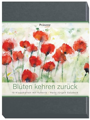 Blüten kehren zurück: 10 Faltkarten mit Umschlägen von Hans-Jürgen Gaudeck