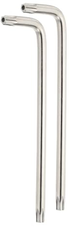 QUARKZMAN 2 Piezas Llave Torx De Seguridad 6.34 Plateado Brillante