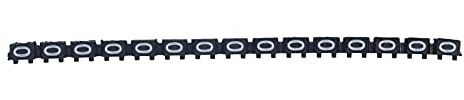 Tbest Marcador de Cable con Clip, Tubo de Etiqueta de Cable de Plástico para una Fácil Identificación, Codificación de Números 0-9, Telecomunicaciones Eléctricas