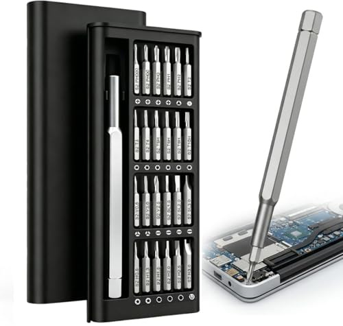 Mini Tournevis Lunettes Opticien 24 en 1 Kit De Tournevis de Précision | Kit Tournevis Étoile Portable Magnétique Et Tête Tri-wing Rapide Lunettes Réparation Outils pour Électronique Montre Jouets