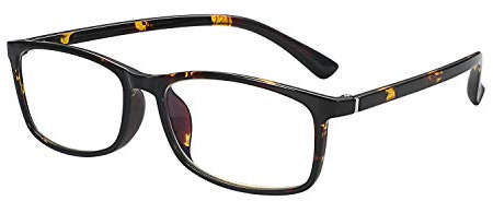 Aroncent Lesehilfe Lesebrille TR90 Rahmen Sehhilfe Computer Lesebrille Augenoptik Augenschutz Arbeitsplatzbrille Dioptrien +1.0-4.0 Unisex