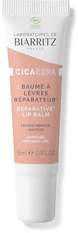 Laboratoires de Biarritz Baume à Lèvres CICA REPA Bio 15 ml | Répare les Lèvres Irritées et Abîmées, Enfants et Adultes, Certifié Bio, Fabriqué en France