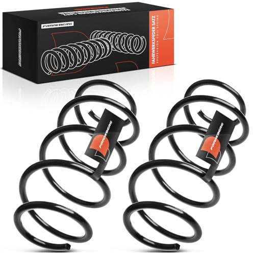 2x Federn Fahrwerksfeder Vorderachse Kompatibel mit Fox 5Z1 5Z3 Schrägheck 1.2L 2005-2011 Replace# 6Q0411105Q