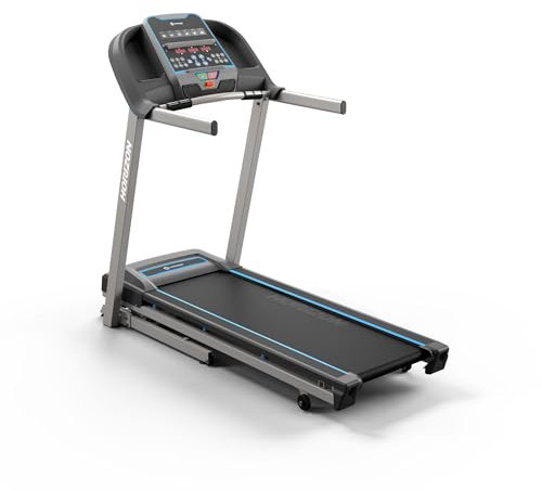 Horizon Fitness TR5.0 Zone Folding Treadmill for Home - Portable Walking and Running Machine w/Bluetooth Connectivity - Foldable Treadmill with Incline - Home Exercise Equipment - 127 x 40.6 cm Deck