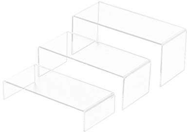 Cabilock 3st Acryl-lagerregal Für Die Anzeige Schuh Pr?sentationsdisplay Schuh Präsentationsdisplay Dekobrücken Dekowinkel Schmuck Display Riser Transparenter Rahmen Requisiten