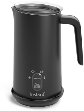 Instant Pot Montalatte elettrico 4 in 1, crea schiuma fredda, calda, leggera o spessa o latte caldo per latte, cappuccino, cioccolata calda, Matcha, latte art