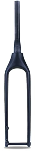 HSQMA Fibra di Carbonio Forcella MTB 26/27.5/29 Bicicletta Forcella Rigida Affusolata Freno A Disco Forcella Anteriore per Bicicletta ASSE Passante 15x110 Mm (Color : Matte Black, Size : 29inch)
