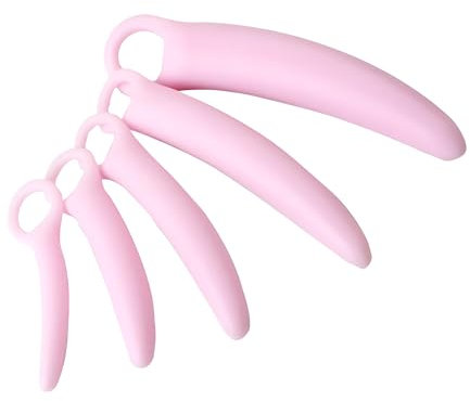 Weimob Silikon Dilator Vaginale Trainer dilatoren set für frauen vaginismus Analplug Buttplug Vaginaplug Dilatator Kits Silikon Anus Trainingsset P-Punkt Massage Spielzeug 5 Stücke Set