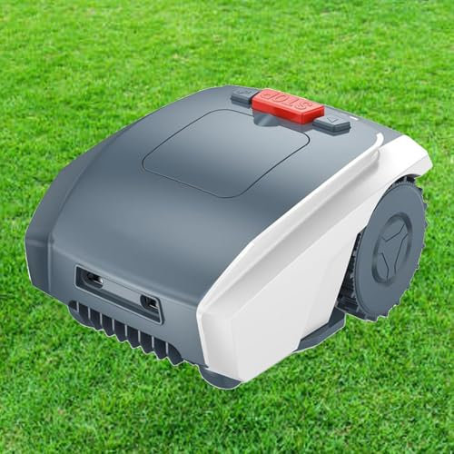 HSSMEUR Automatic Lawn Mowing Machine, IPX5 Waterproof Lawn Mower, APP Controlled Mowing Robot, Obstacle Avoidance, for Garden Lawn