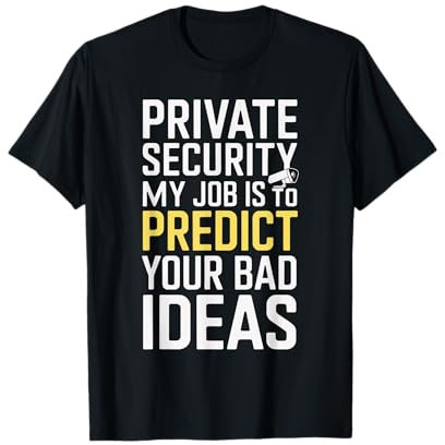 Equipo de protección VIP de guardaespaldas profesional de seguridad privada Camiseta