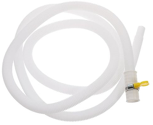 ABOOFAN Manguera Flexible De Desagüe para Aire Acondicionado 8 Metros PVC Resistente Intemperie Abrazadera para Instalación Exterior y Drenaje