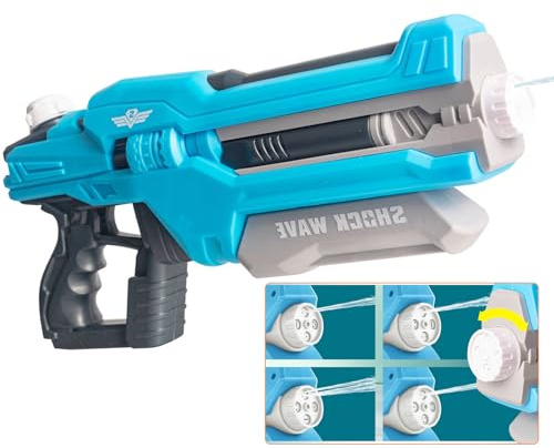 Big Water Gun Powerful Water Pistol for Kids 30-40ft Long Range 1300cc Super Soaker Watergun, Large Water Blaster Shooter Cannon Summer Outdoor Beach Pool Squirter Toys for Kids Adults