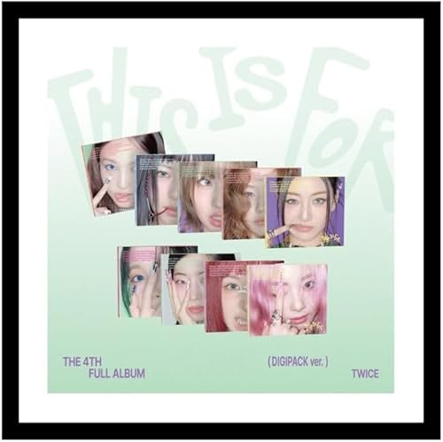 TWICE - [THIS IS FOR] (Digipack ver.) 4th studio album (MOMO) + Extra photocards