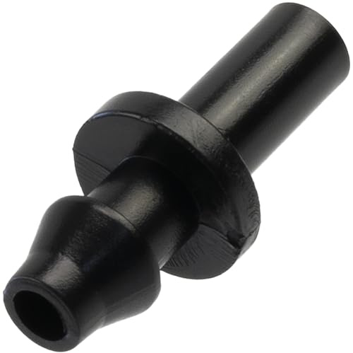 AERZETIX - Lote de 10 Racores Rectos para Microirrigación Ø5 mm Riego por Goteo - Conector Manguera de Plástico para Tomas Salidas de Agua