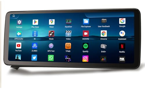 12.3-inch 8+128GB Qualcomm Car Stereo Radio Android 16 for Mercedes-Benz C-Class W204/S204 NTG 4.5 Wireless Carplay IPS WiFi DAB+ DSP Android Auto Bluetooth 5.1 Touchscreen Canbus