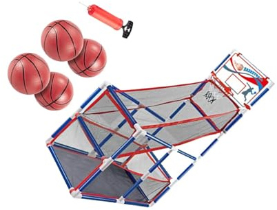 lopituwe Sportbasketboll Brädspel Inomhusspel Barnbasketkorg Kit Justerbar Höjd Födelsedagspresent Pojkar Leksaker Utvecklingsleksaker Barnkorg Kit Födelsedagspresent Pojkar , 4 bollar