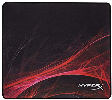 HyperX FURY S Speed Edition Pro – Alfombrilla de ratón para Gaming, tamaño L (45 cm x 40 cm), Color Rojo