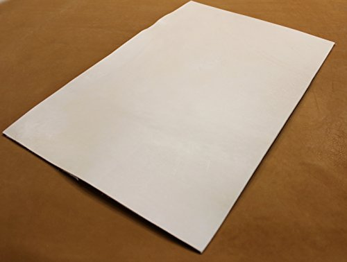 Kräftiges Lederstück, 40x60 cm !! ca. 5,5 mm stark !! Vegetabil/pflanzlich gegerbtes Rindleder, Blankleder, Dickleder, Bastelleder für viele Projekte: Köcher, Holster, Messerscheide, Riemen, Rüstung
