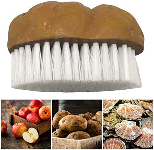 Brosse À Légumes, Aide À La Récolte De Résine Polyvalente Pour Pommes De Terre Brosse De Nettoyage Pour Fruits Et Légumes - Ensemble De Nettoyage En Forme De Pomme De Terre Pour Laver Les Carottes/P