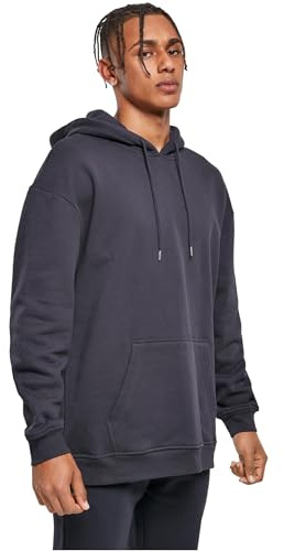 Build Your Brand herr Bb006-basic oversize huvtröja (1-pack), marinblå, XS