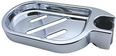 KEABATH - Jabonera de ducha con barra de 22 mm, para barra de ducha redonda