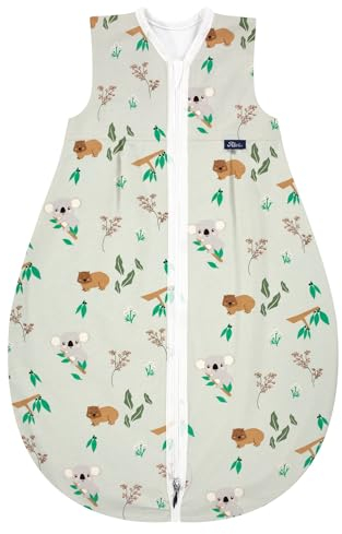 Alvi Baby Mäxchen light Sommerschlafsack Organic Cotton Bio (Koalas World, 70)
