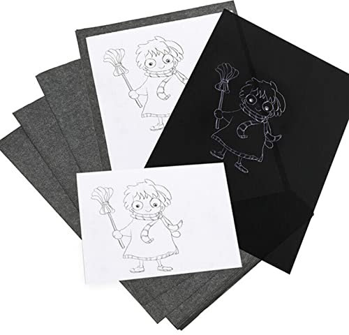 MOOKEENONE Breiter Anwendungsbereich: Carbon-Transfer-Transfer-Transfer-Graphitpapier für Holzschnitzerei, Leinwand