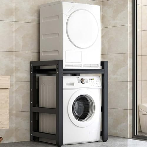 VETERS Lagerregal über der Waschmaschine, Waschmaschinenregal Tragfähigkeit 300 kg, Trommel Waschmaschine Regal für Badezimmer Küche Balkon Waschküche