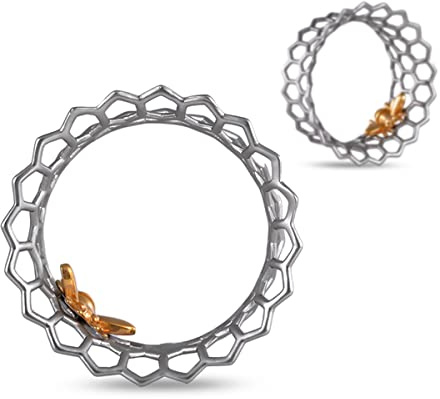 ERKUOO 2PCS Étendeur d'oreille Doublement évasé Plug Piercing Expandeur en forme de chair Oreille Tunnel Stretcher Lappen Bijouterie Piercing 6mm-25mm, 10mm, Métal, Grès