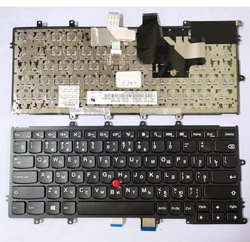 YANHAO [Laptop-Tastaturen] US/RU/SP/LA/JP/AR Laptop-Tastatur for Lenovo for Thinkpad X230S X240 X240S X250 X250S x240i X270 X260S Laptop ohne Hintergrundbeleuchtung (Color : RU)