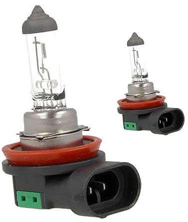CARALL 2 Stück Halogenlampen 12V für Autos (H11 12V 55W PGJ19-2)